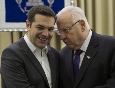 Η συνάντηση Α. Τσίπρα - Ρ. Ριβλίν στο Μέγαρο Μαξίμου